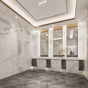 现代酒店卫生间3D模型下载